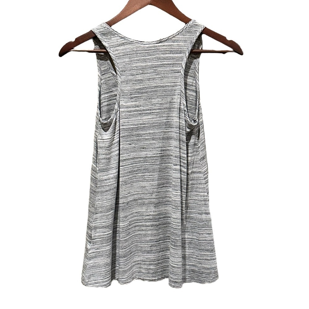 Dolan Racerback Swing Tank Relaxed Fit  Gray And White Women’s Size XS - Picture 3 of 7
